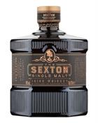 The Sexton Single Malt Irish Whiskey indeholder 40 procent alkohol
